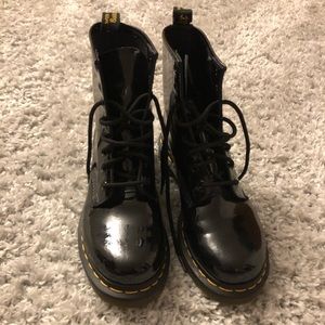 Black Patent Leather size 8 women’s Dr. Martens